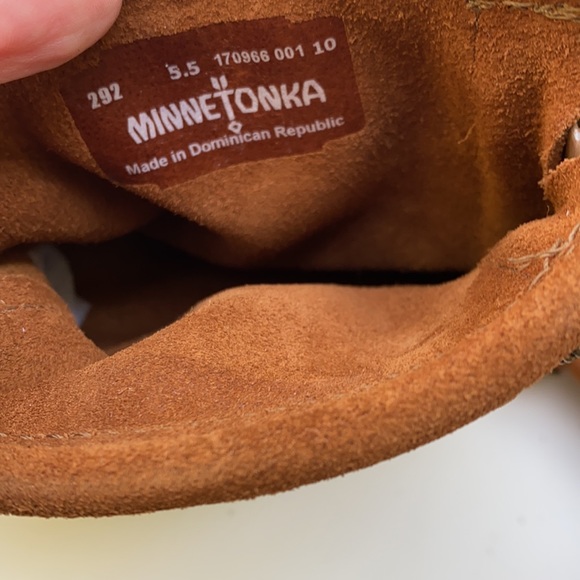 AUTH NIB MINNETONKA Hi-Top Back Zip Boot Brown - Picture 7 of 10